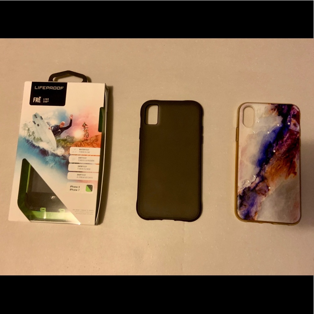 iPhone 7/8 case.  Two iPhone XR cases